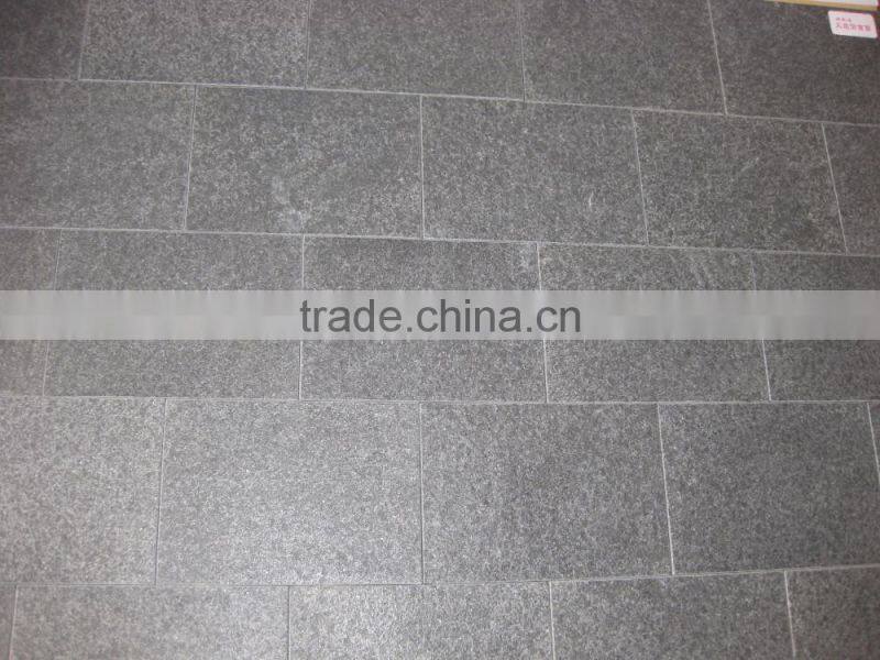 G684 black granite black basalt antique wall tiles