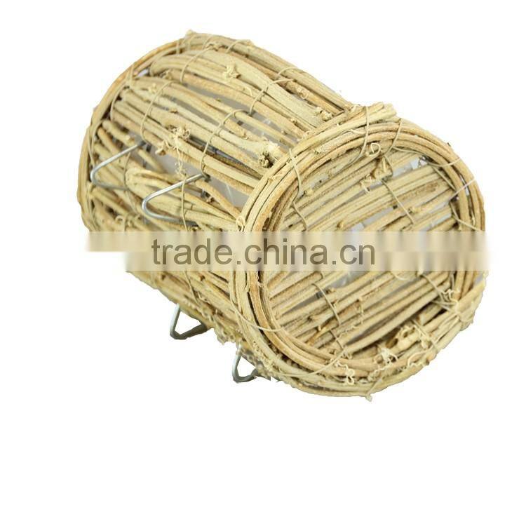 Natural Rattan Baskets Garden Planter Decoration Tray