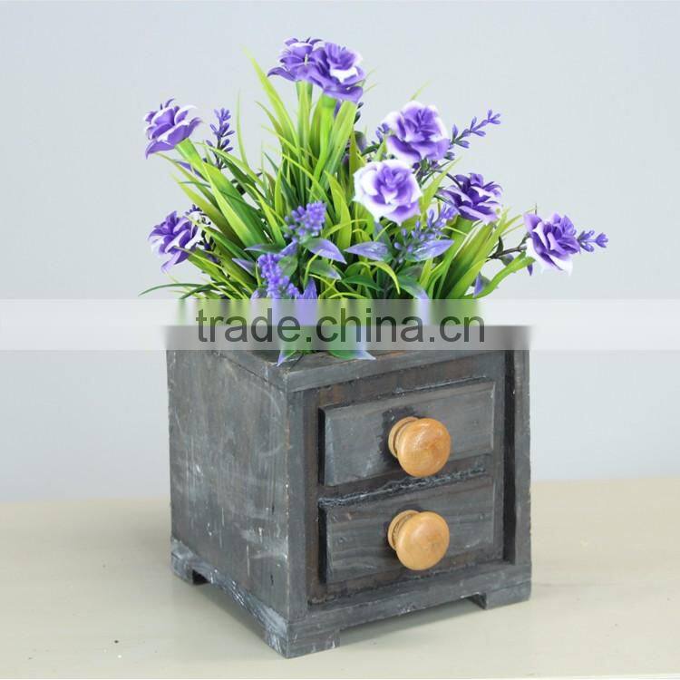Wooden Garden Flower Planters Pots for Planting