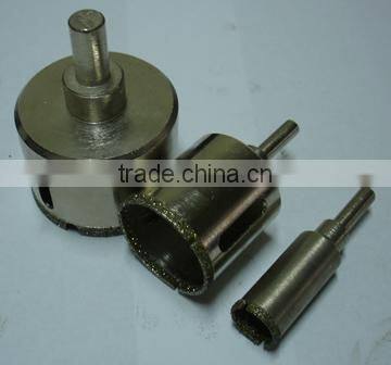 Electroplated diamond core drill bit / Hollow Electriplated drill bit for hard rock