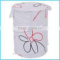 Foldable Pop Up Large Round Ladybug Basket Storage Hamper Bag