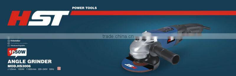 1050W 125mm electric Angle Grinder China manufacturer of grinde