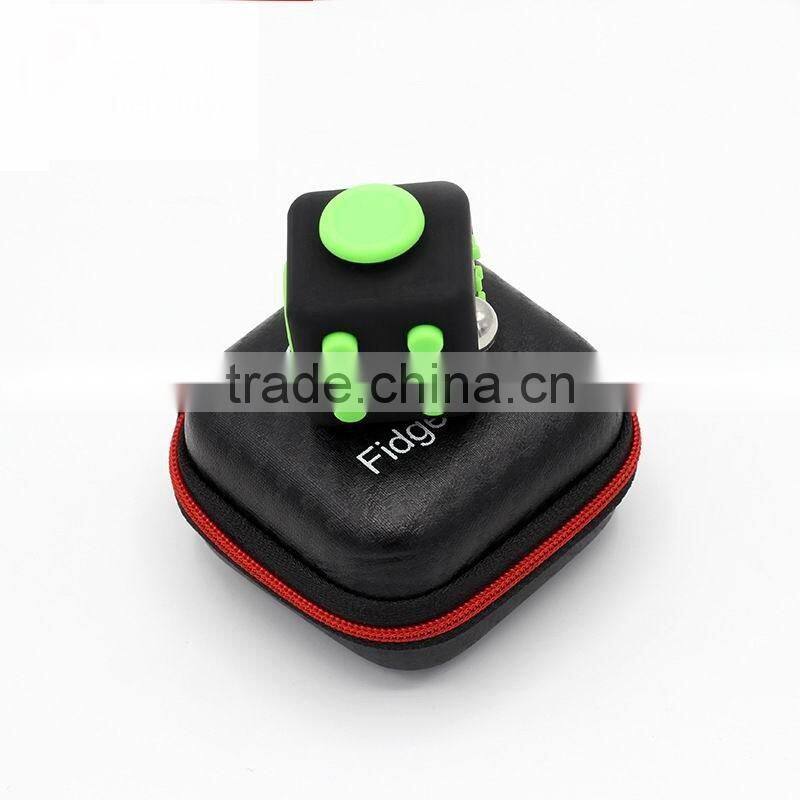 2017 hot sale new design Desk Toys fidget cube case Relieves Stress And Anxiety for Children and Adults