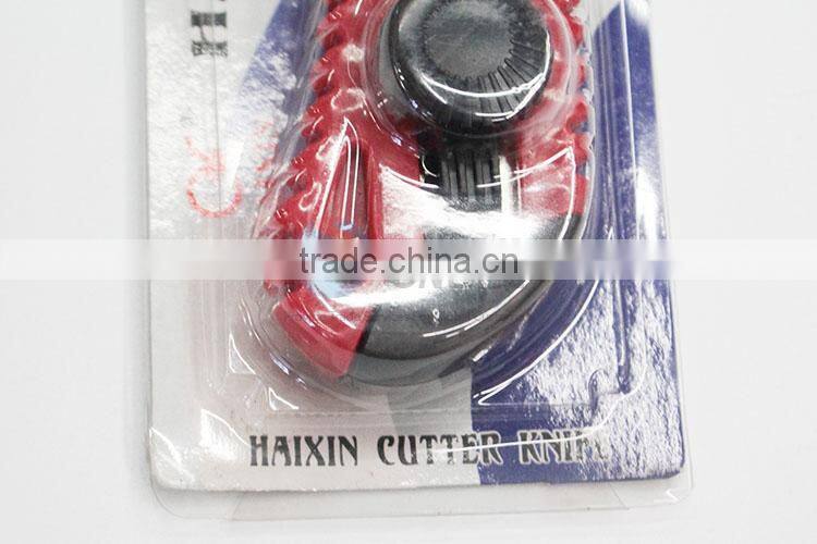 Promotional Red Plastic Stainless Steel Paper Cutter Knife