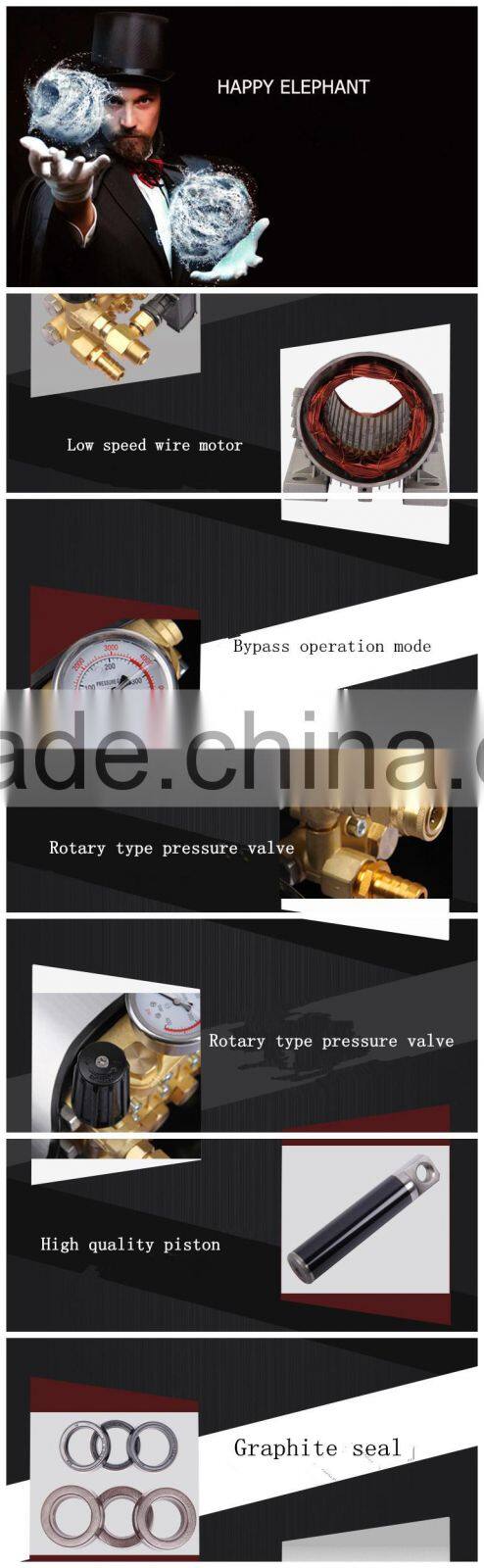 gasoline portable high pressure washer pump with reel