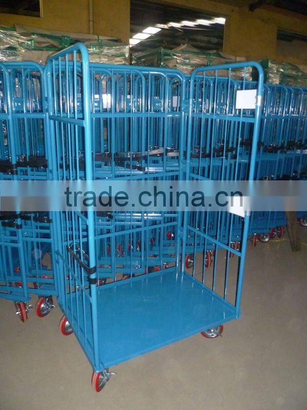 Powder Coated Folding Roll Container for Far East