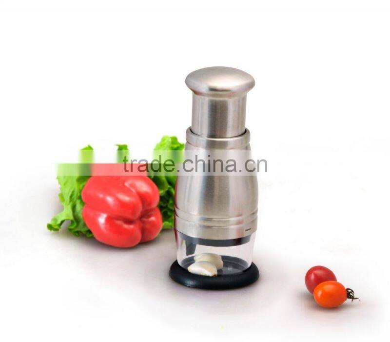 Stainless Steel Kitchen Pressing Onion Garlic Cutter Chopper