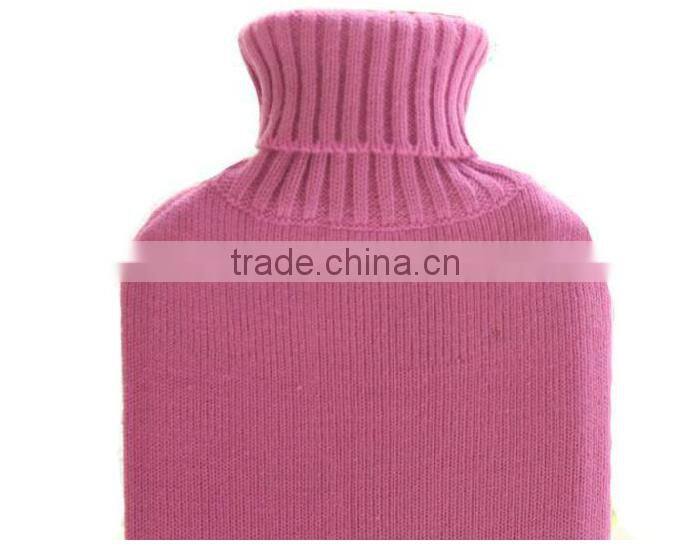 heart jacquard cover of hot-water bag