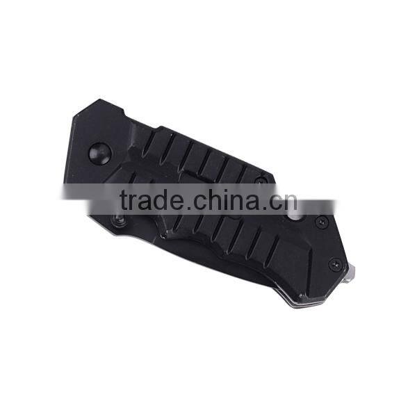 A21-1077 Stainless Steel Blade Aluminium Handle Folding Cutlery Knife