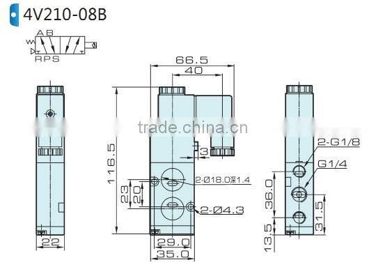 4V200 delphi control valve with high quality