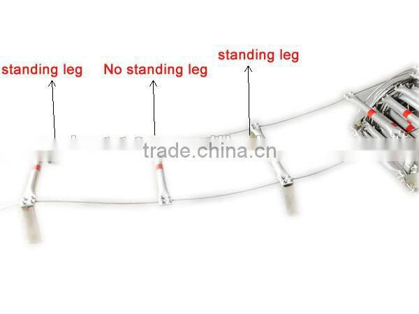 Lifesaving equipment steel wire Built-In Fire Escape Ladder