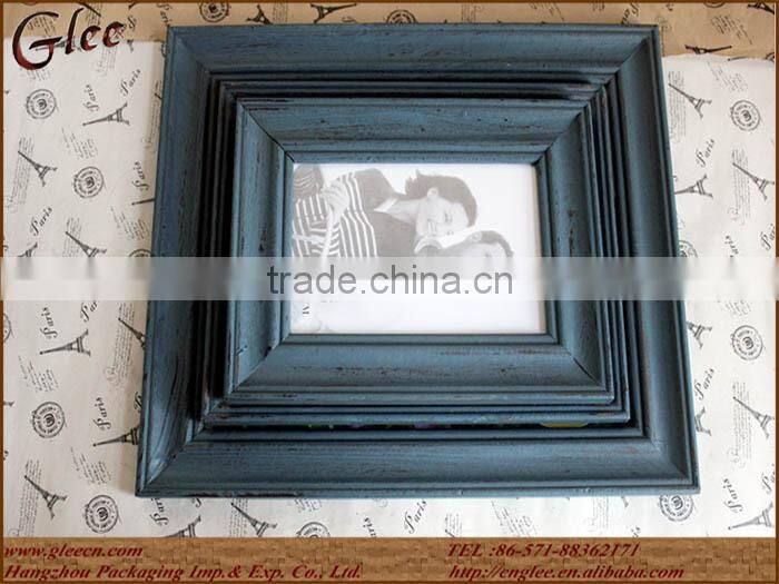 Different wooden photo frame
