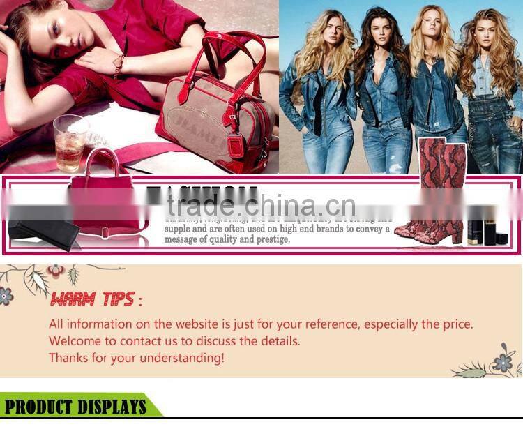 Low Price newest garment Hot Stamped Leather Label with logo you want