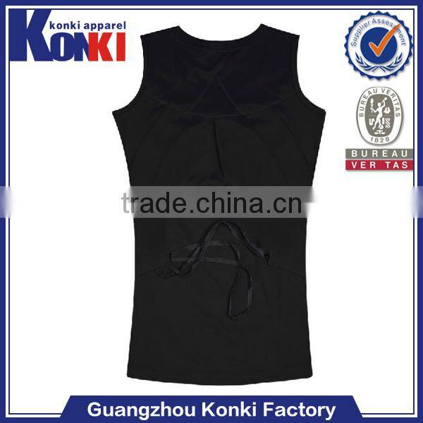 Elegant Charming black loose tank tops for women in bulk