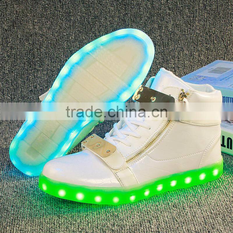 HFR-TS-14-2 factory price high top led ladies shoes