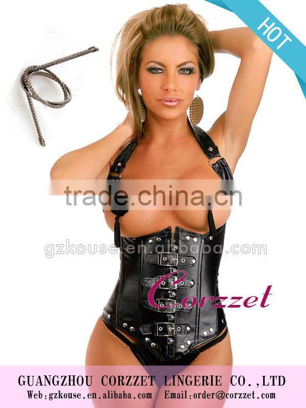 Leather Steel Bone Underbust Cheap Corsets For Sales