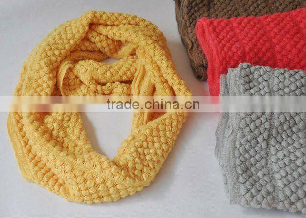 handmade new winter fashion scarf in single layer green color