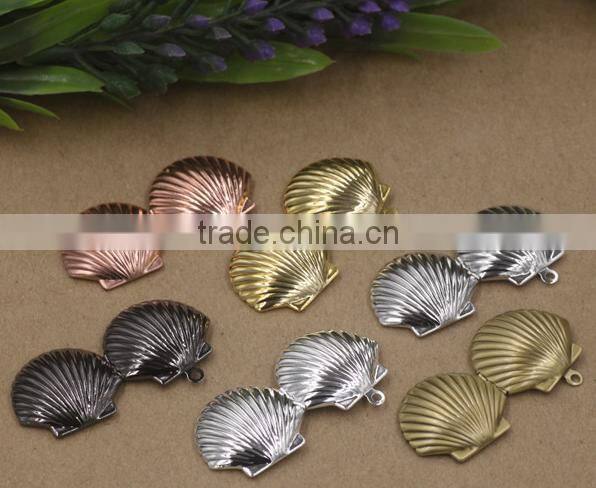 Fancy Silver Rectangle Frame gemstone setting rectangle bezel charm