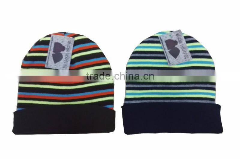 camo pattern winter knitted beanie hat