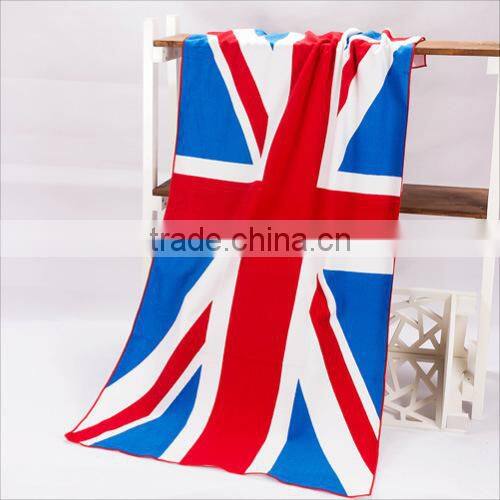 Personalized National Flag Printing Beach Towel