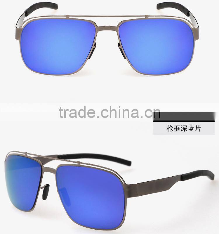 2016 Wholesale Fashion Cheap Man Sunglasses Whith Stainless Frame