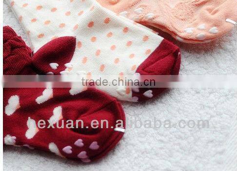 2016 new arrival kid & baby socks princess baby girls long sock lace girls socks