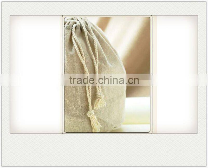 Wholesale Jute Cotton Small Drawstring Bags