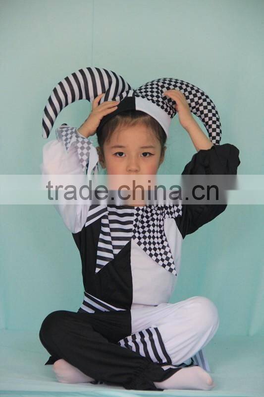 Halloween Children Cosplay Clown Costume With Headband