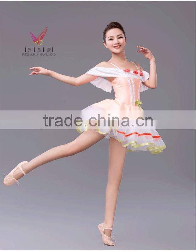 hot selling strapless ballet dance costumes for babies and girls