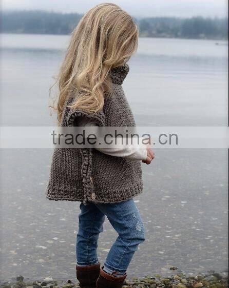 New Fashion Design Inmporter Baby Girl Pullover Sweater