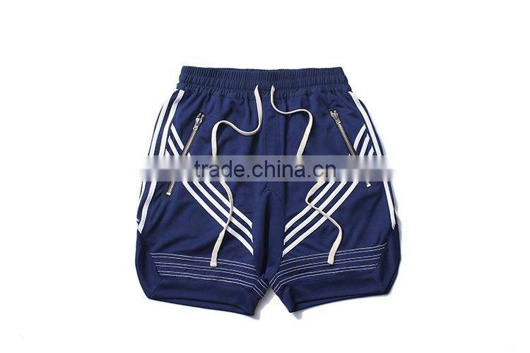 wholesale cheap 100%polyester dri fit sport shorts with custom design