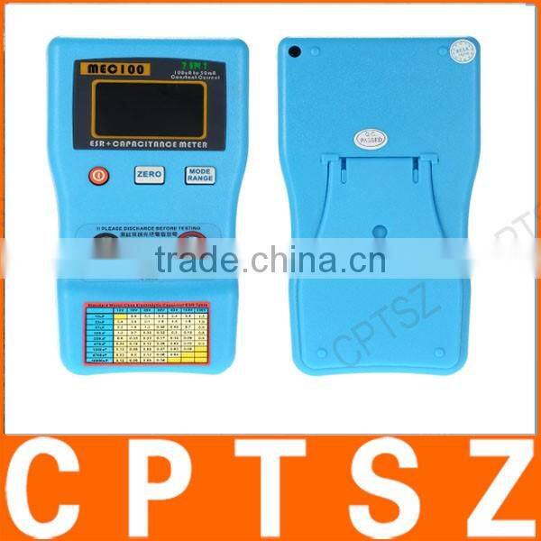 2 in 1 Digital Auto-ranging 0-470 Capacitor ESR Meter Capacitance Tester Internal Resistance Measurement with SMD Tes