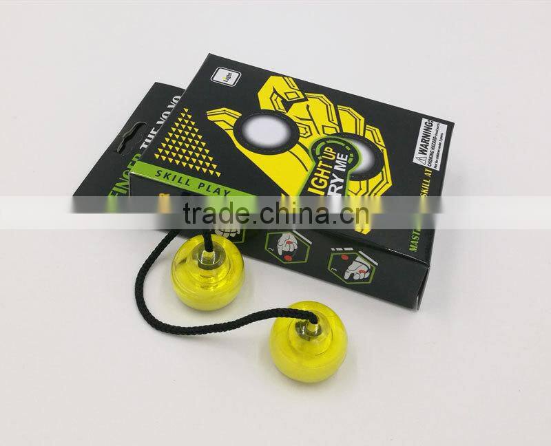 2017 Hot Sale Fashion Colorful Led YoYo Finger Ball Stress Release
