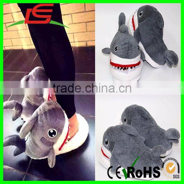 Hot Cute Shark Big Mouth Plush Indoor Slippers Shoes