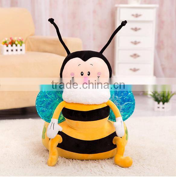 custom realistic carton style super soft toys bumble bee carton plush insect bee