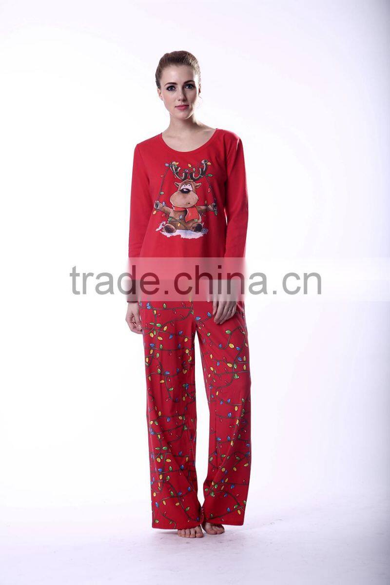 Women 100% cotton spring hot sleep home sleepwear