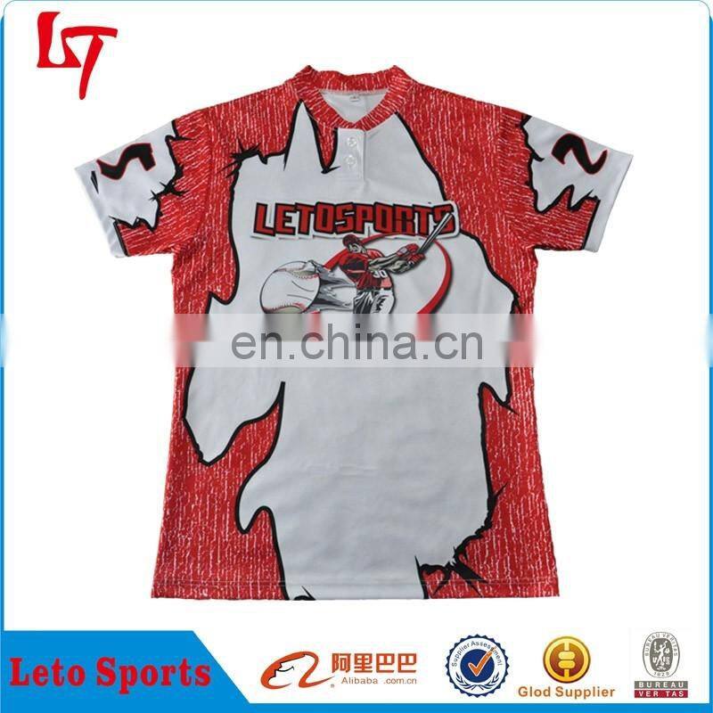 University Athletics softball & baseball garment 2 two button jersey Equipment & Gear