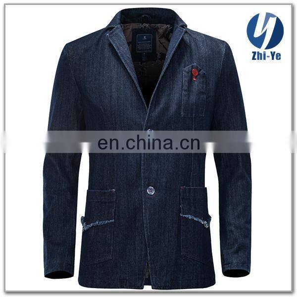in stock items latest design men's denim suit