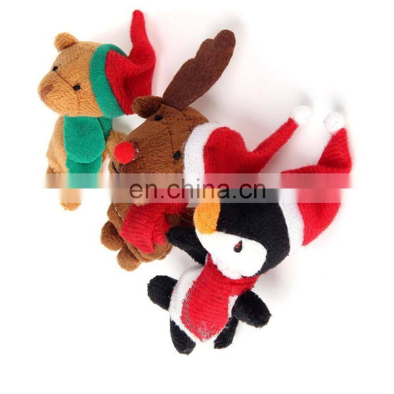 Christmas Series finger puppet set custom cute Christmas animal finger puppets and story