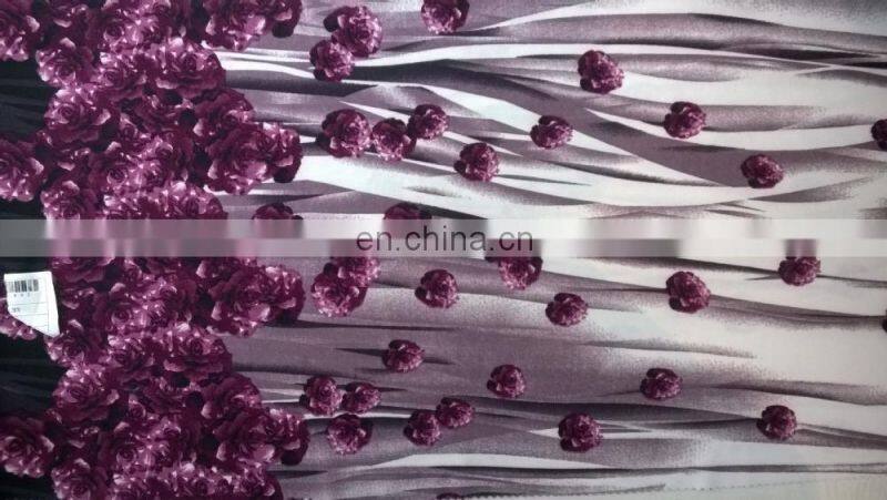 knitted fabric single span printed nfl jersey for sports