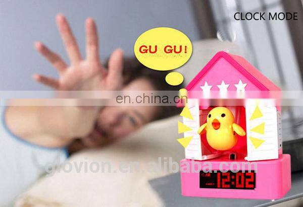 Hot sale funny clock funny kids alarm clock gun clock