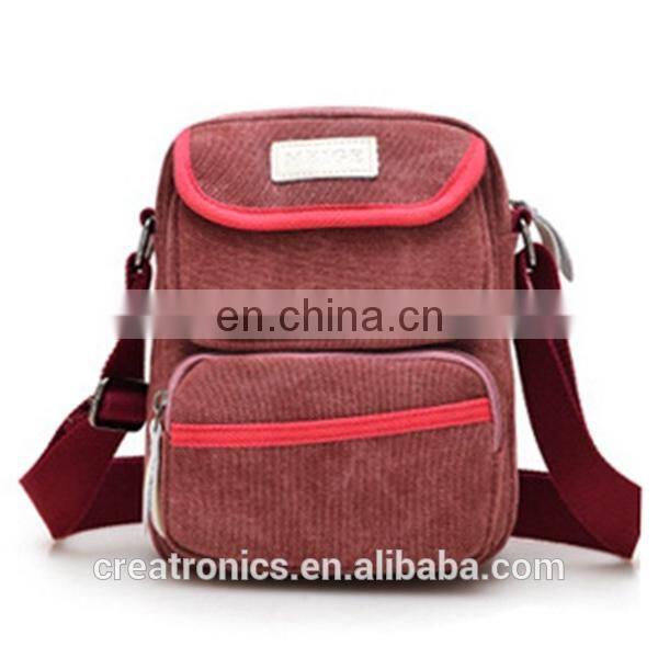 CR fully stocked wholesale professional augur canvas bags chest pack messenger bag khaki