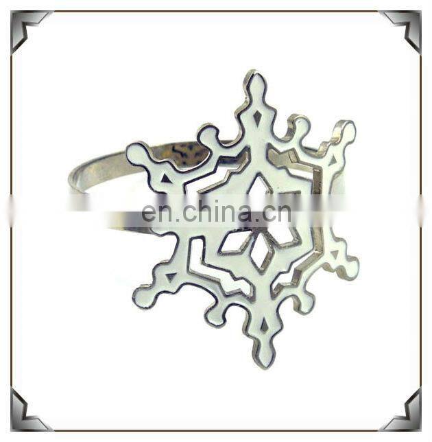 Christmas series accessories metal napkin ring