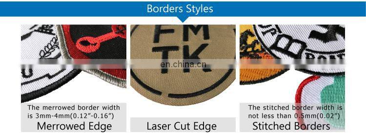 embroidery clothing brand name logo patch