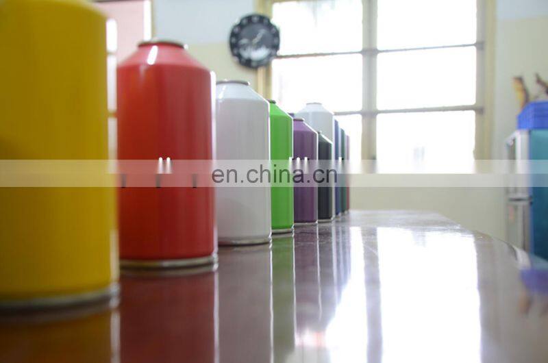 Empty aerosol can to fill refrigerant gas R134a R290 R600a