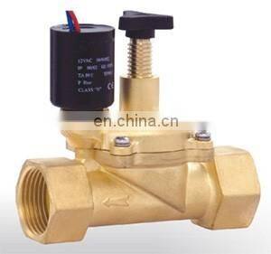 2 way with flow control plastic 2 inch water solenoid valve for irrigation
