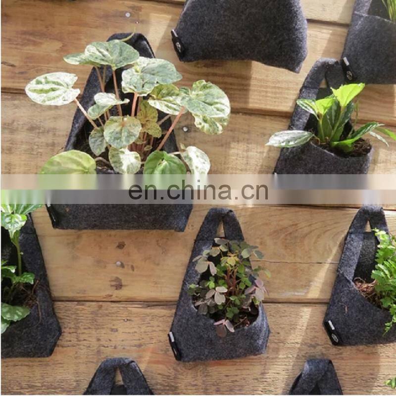breathable felt garden grow bags for strawberry growing