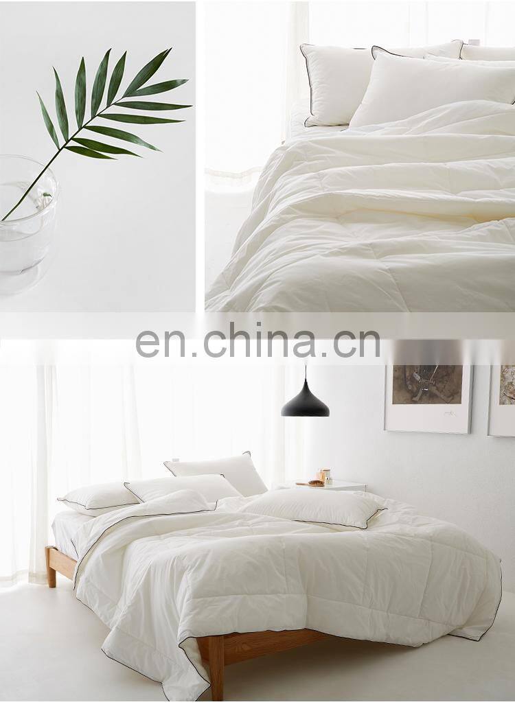 RAWHOUSE beige color cotton duvet Inner feather fabric quilt duvet insert