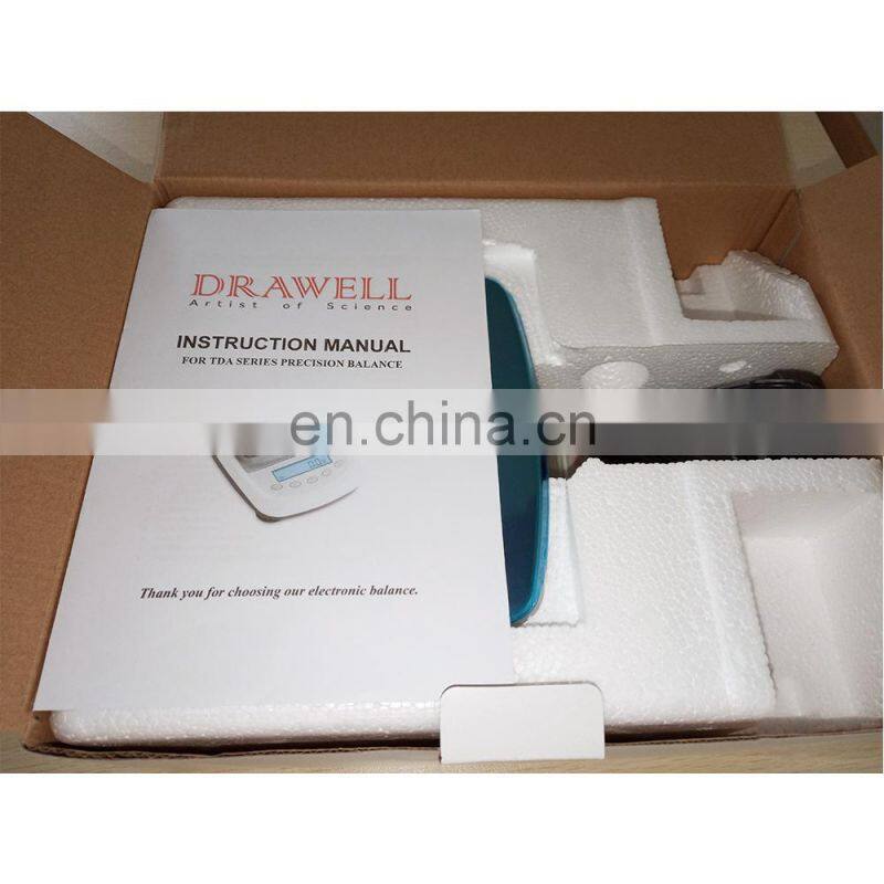 LCD Round Platter Precision Digital Weighing Balance Scales Weighing( 0.1g/0.01g; External Calibration)