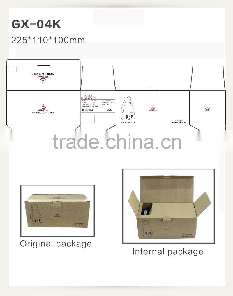 GX Diffuser Spa mist perfume battery operated aroma diffuser GX-04K